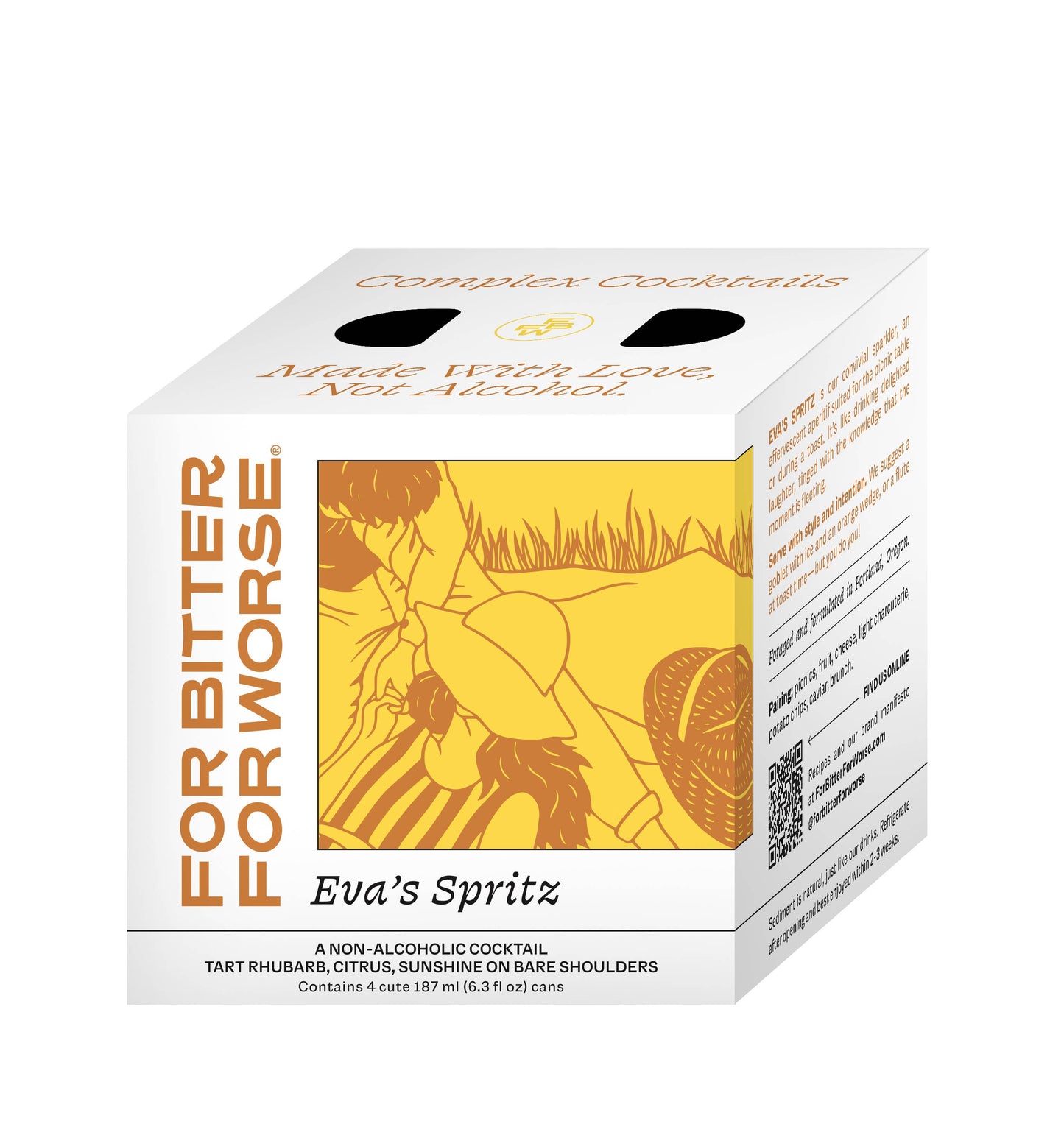 Eva's spritz cans nonalcoholic cocktail mocktail mixer tonic