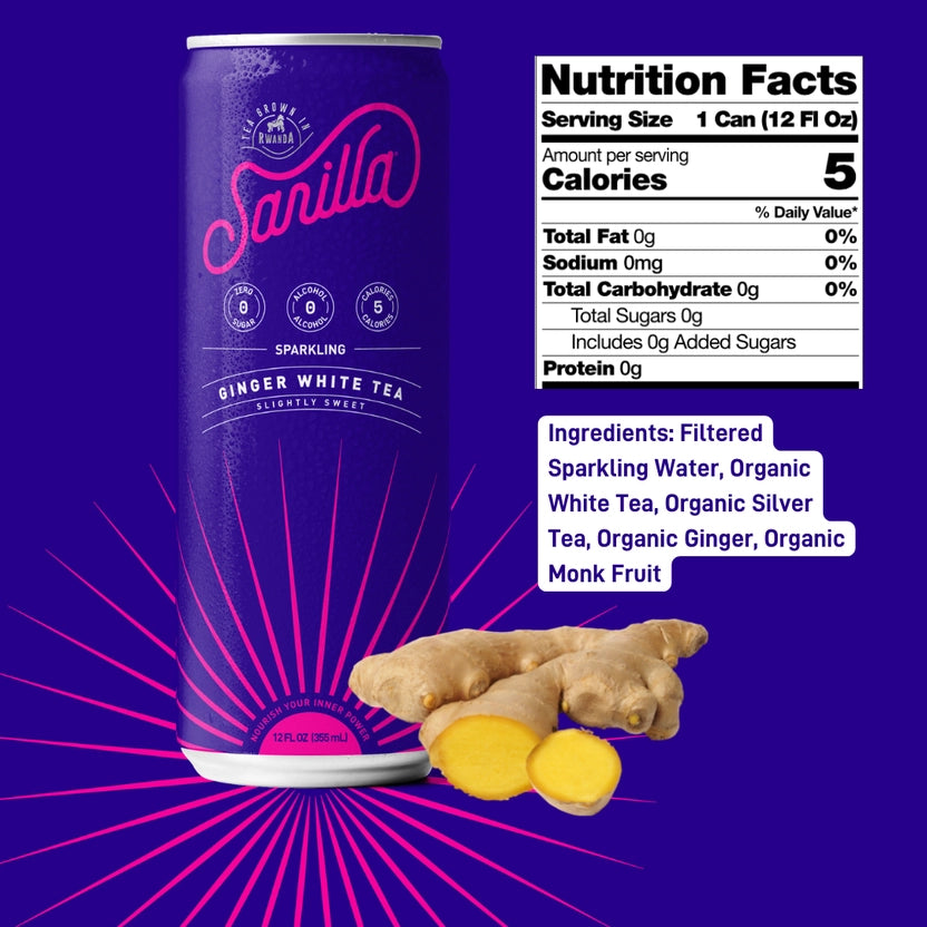 Sarilla Sparkling Ginger White Tea